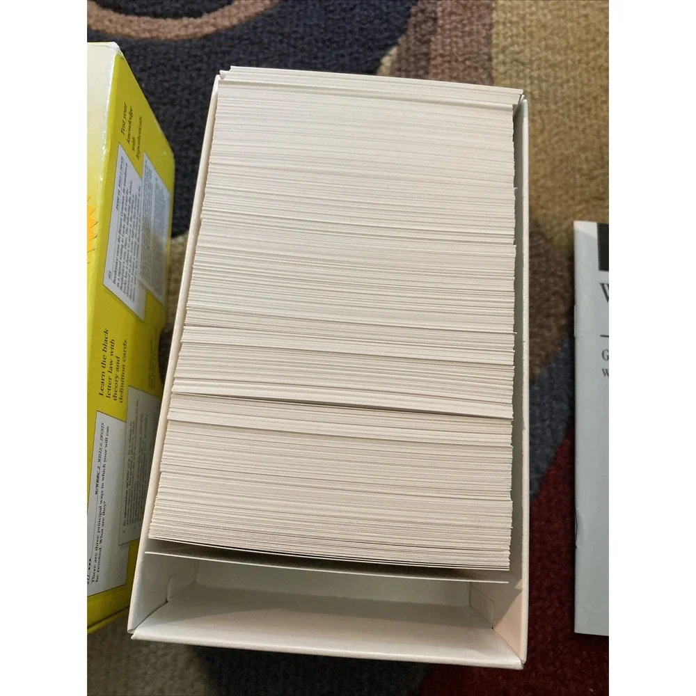 Emanuel Law in a Flash Contracts Cards Flashcards Bar Exam Law School 2012 READ